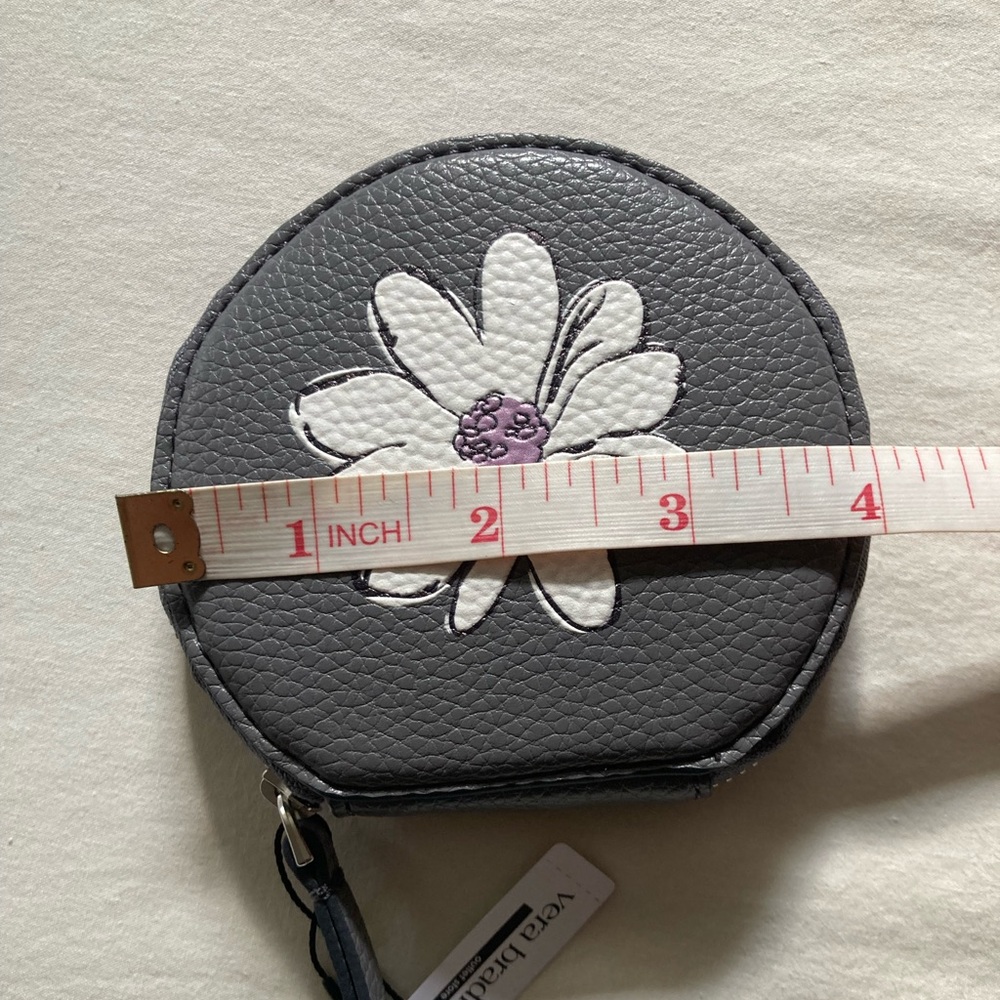 Vera Bradley Faux Leather Flower Coin Purse - Picture 3 of 10